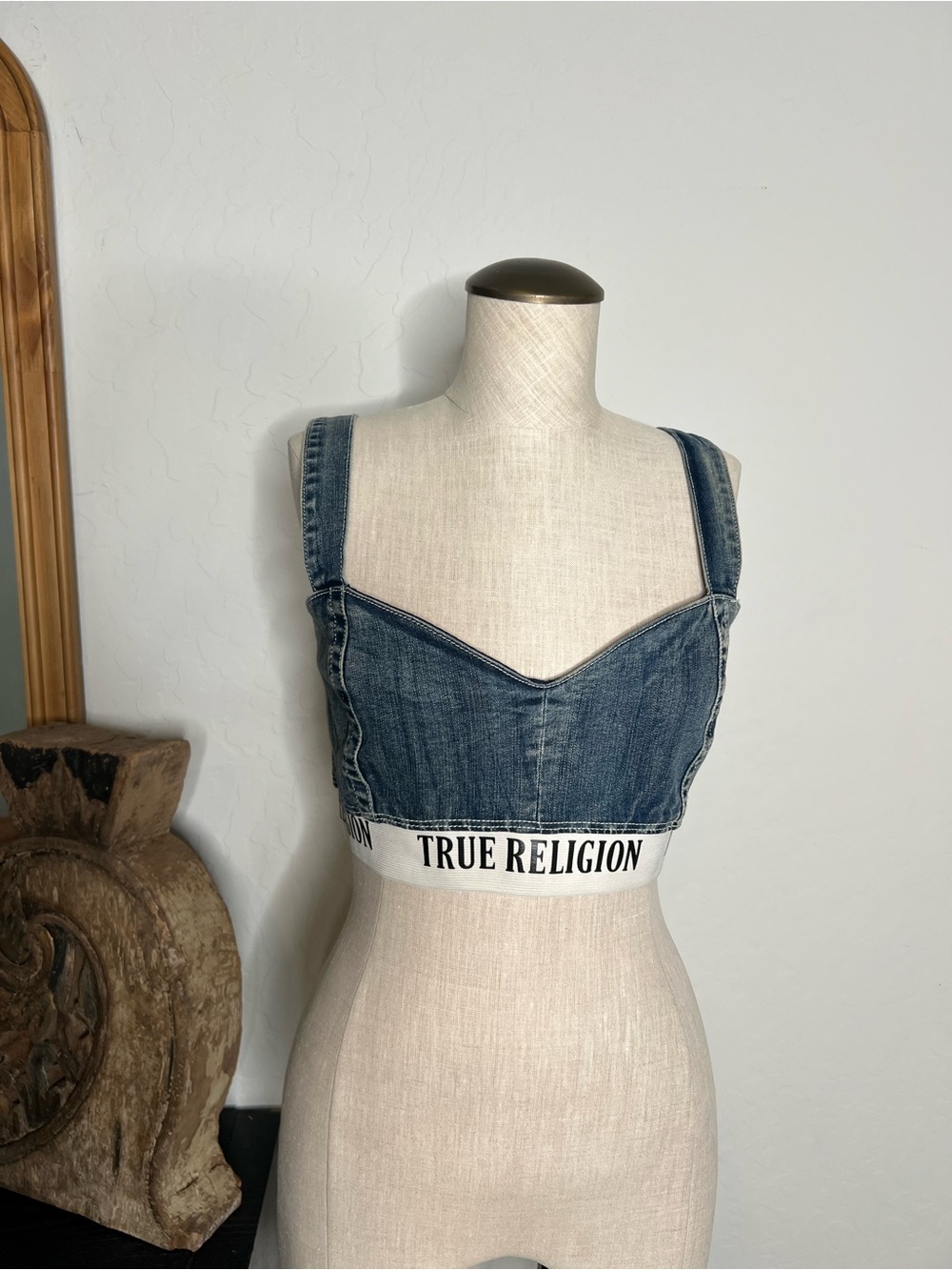 True Religion Denim Bralette in Medium Blue (Item #150) - Picture 4 of 12